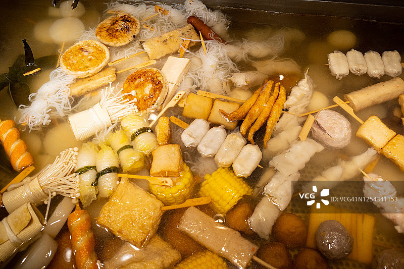 烹饪关东煮出售图片素材