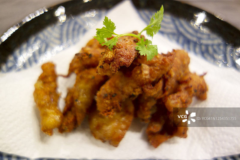 日式炸鸡皮图片素材