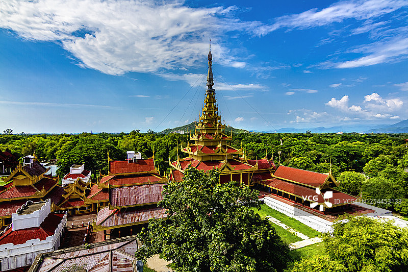 曼德勒皇宫图片素材