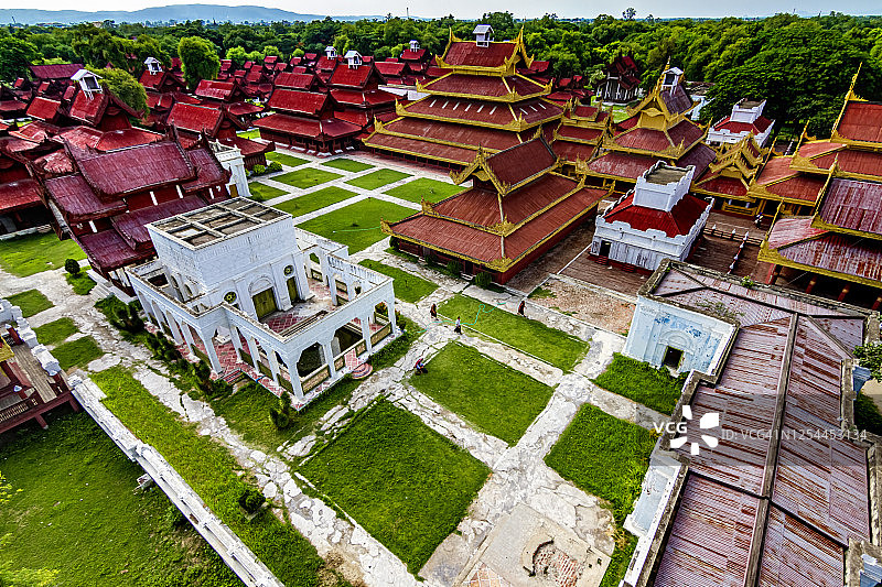 曼德勒皇宫图片素材