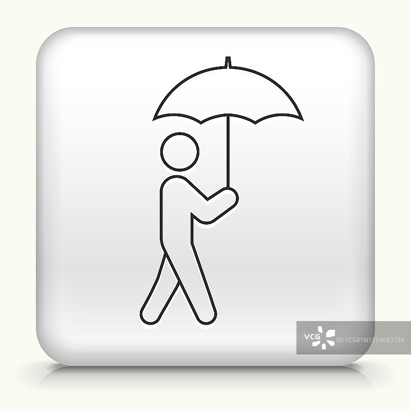 男子与雨伞图标图片素材