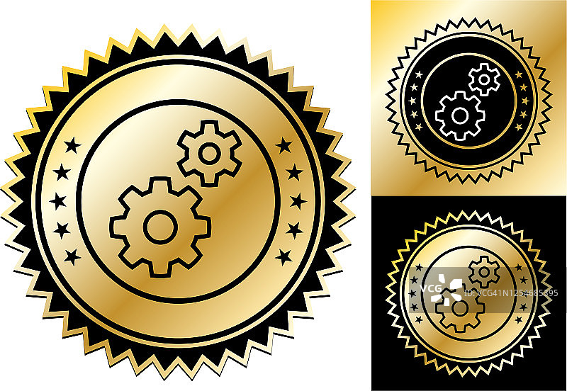 简约齿轮图标图片素材