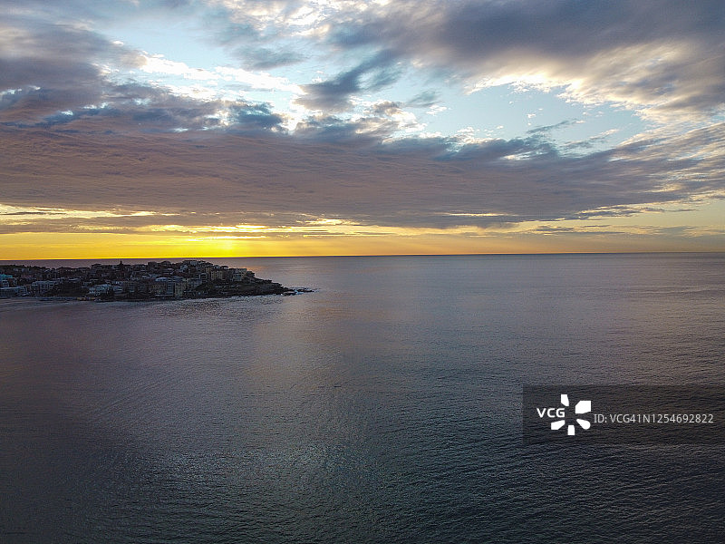 邦迪海滩日出图片素材