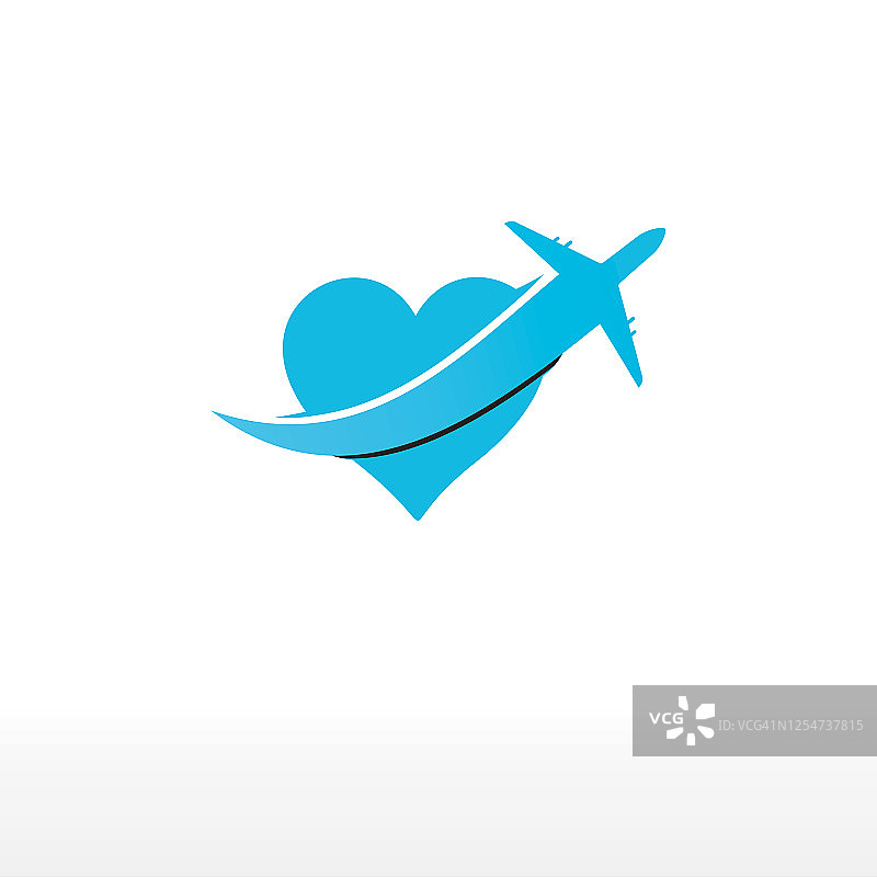 旅行Logo图标和太空飞行符号设计插图图片素材