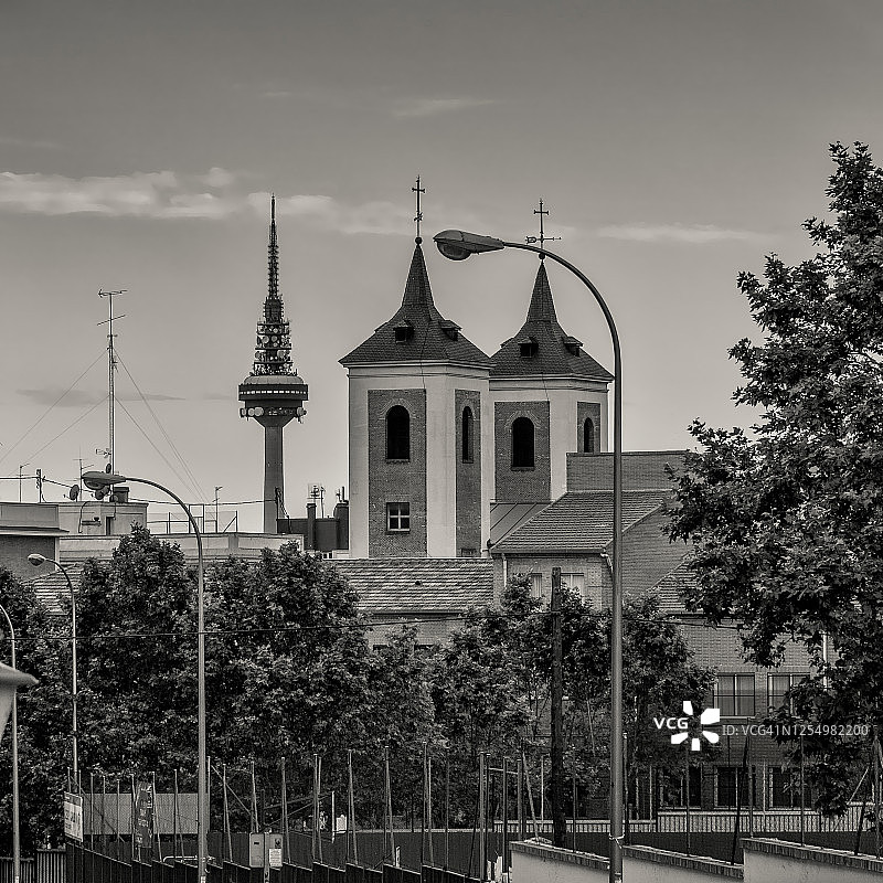 从康塞普西翁街区看到的托雷斯帕尼亚塔图片素材