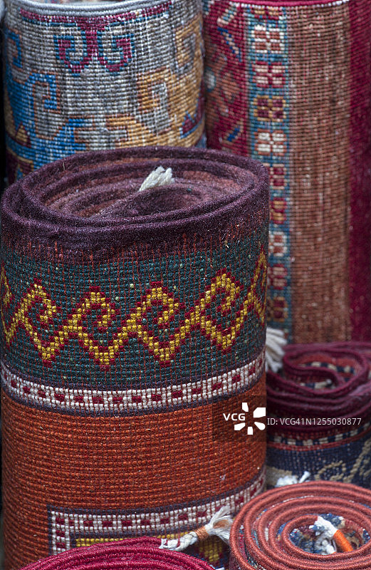 土耳其伊斯坦布尔：土耳其地毯店图片素材