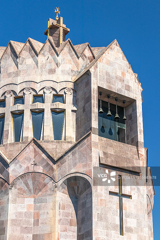 瓦加尔沙帕特圣天使教堂，亚美尼亚阿尔马维尔省图片素材