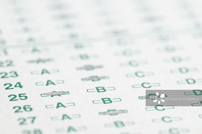 学校考试答题卡图片素材