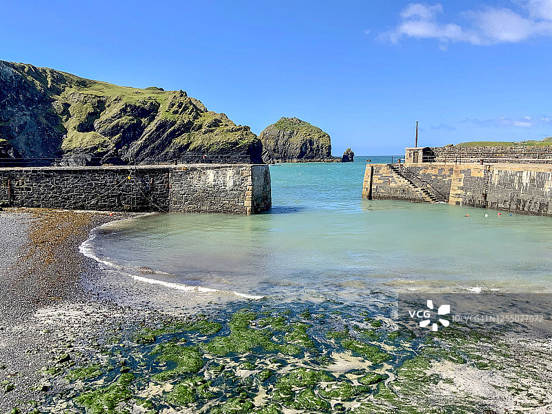穆利恩湾，康沃尔，英国图片素材