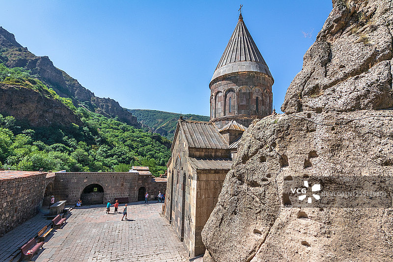 格加尔德修道院，亚美尼亚科泰克省图片素材