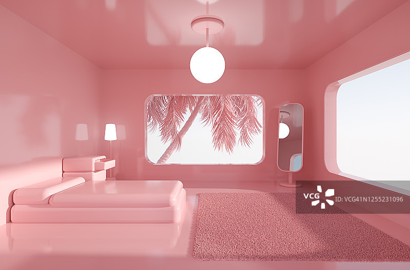 3D渲染室内背景图片素材