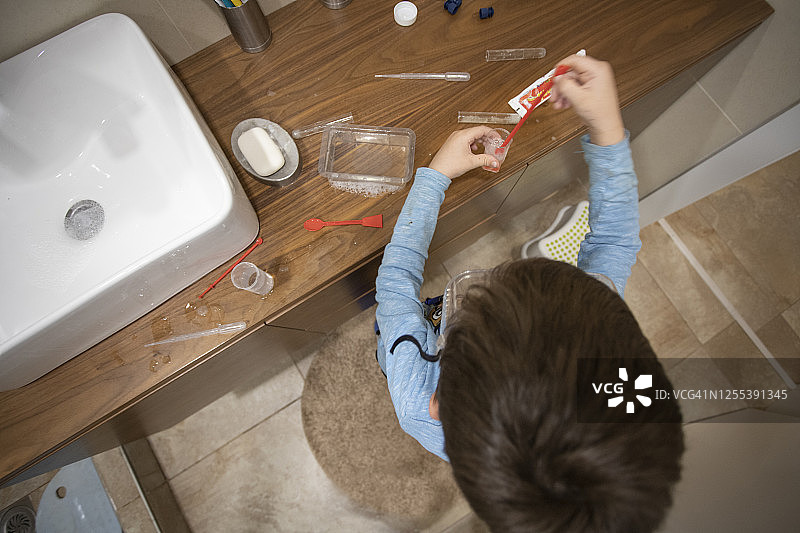 趣味科学实验图片素材