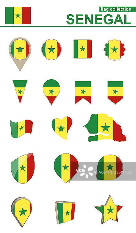 塞内加尔国旗设计素材图片素材