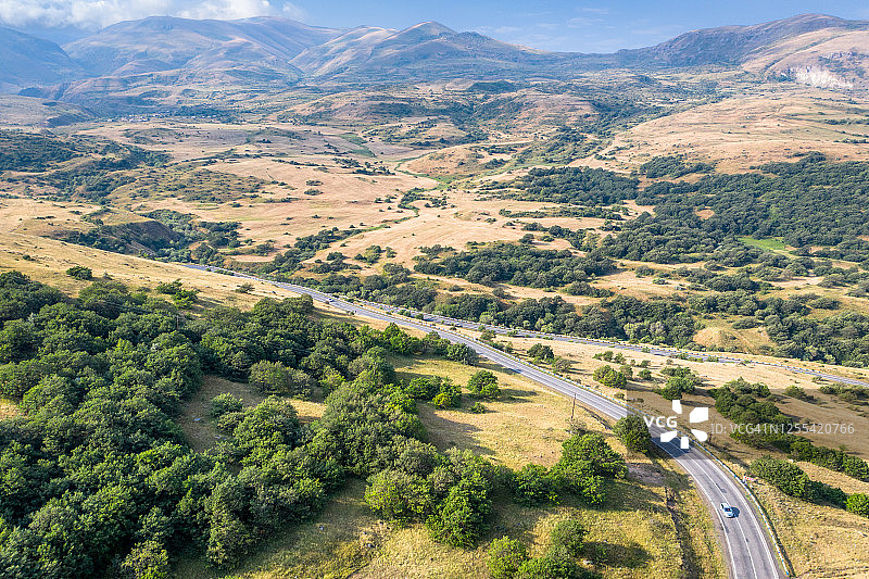 塞利姆山口，亚美尼亚休尼克省图片素材