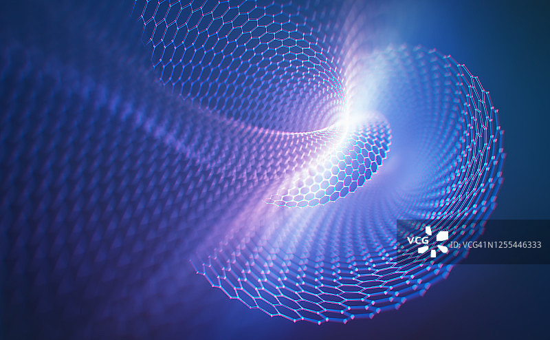 石墨烯插图图片素材