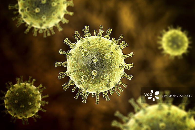 水痘病毒，图示图片素材