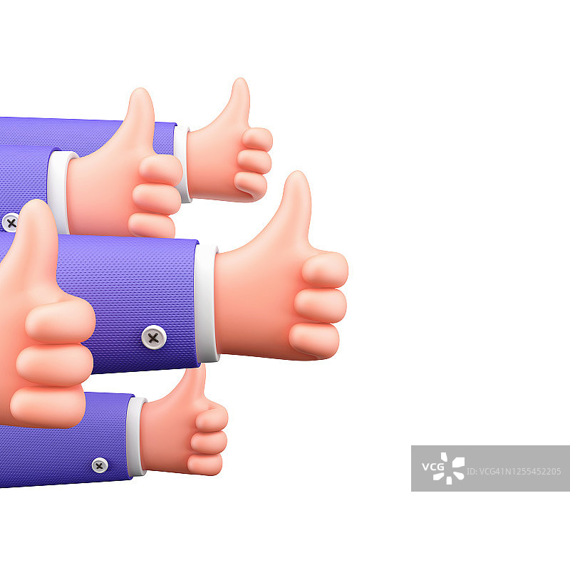 竖起大拇指，图示图片素材