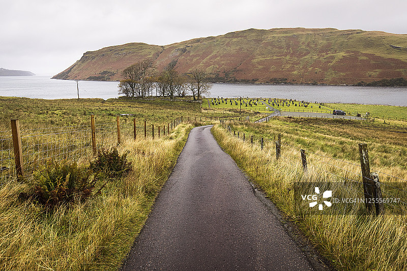 苏格兰高地的秋季景观图片素材