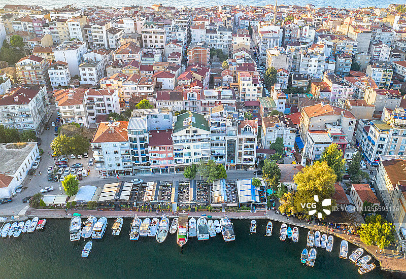 土耳其黑海地区锡诺普鸟瞰图片素材