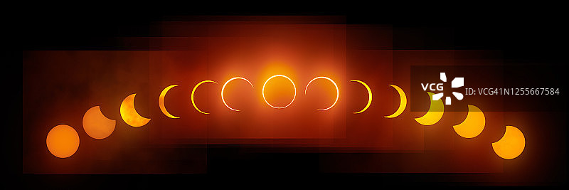 新加坡日环食图片素材