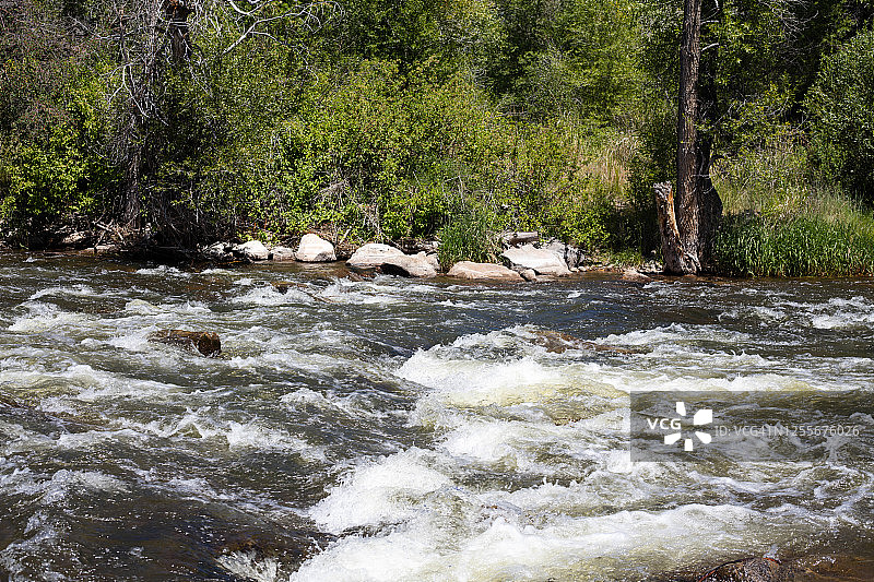 犹他州米德韦普罗沃河图片素材