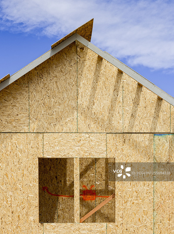 房屋建造，胶合板图片素材