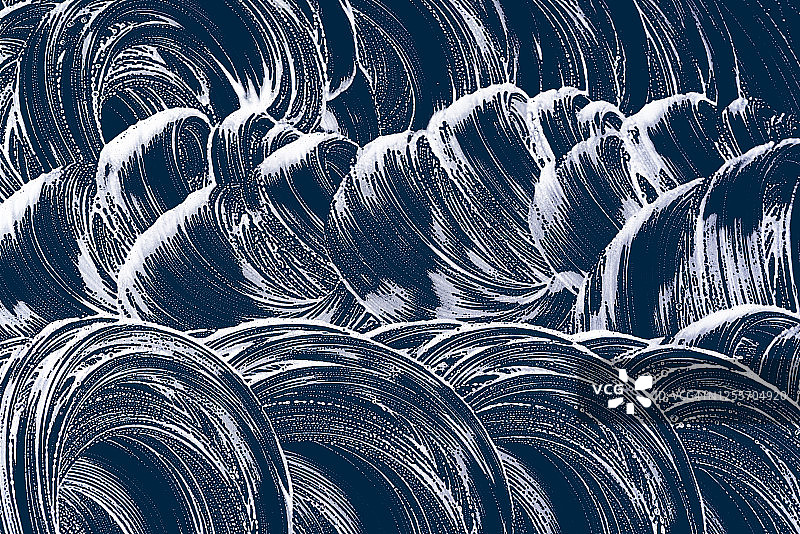 白色肥皂泡波浪图案图片素材