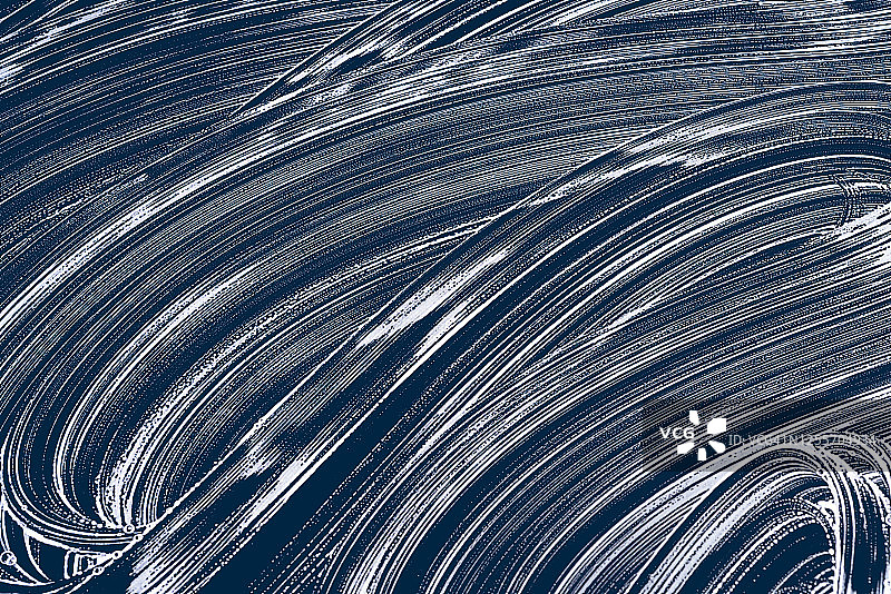 蓝色背景上的白色肥皂泡图片素材