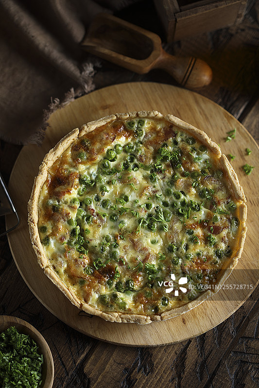 青豆 quiche图片素材
