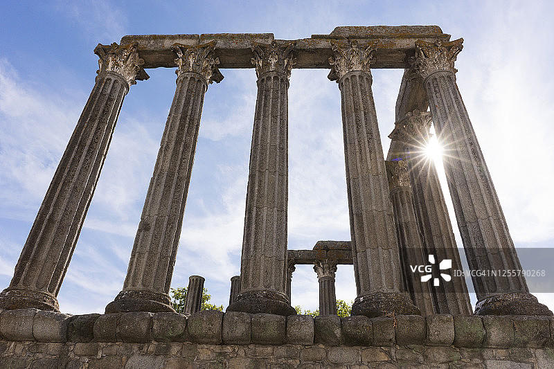 葡萄牙埃武拉的罗马遗址图片素材
