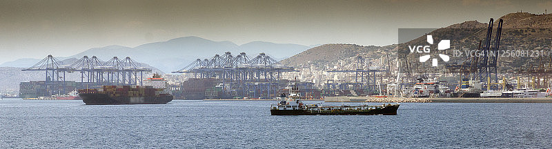 希腊货船图片素材