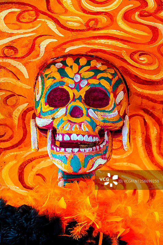 亡灵节雕像图片素材