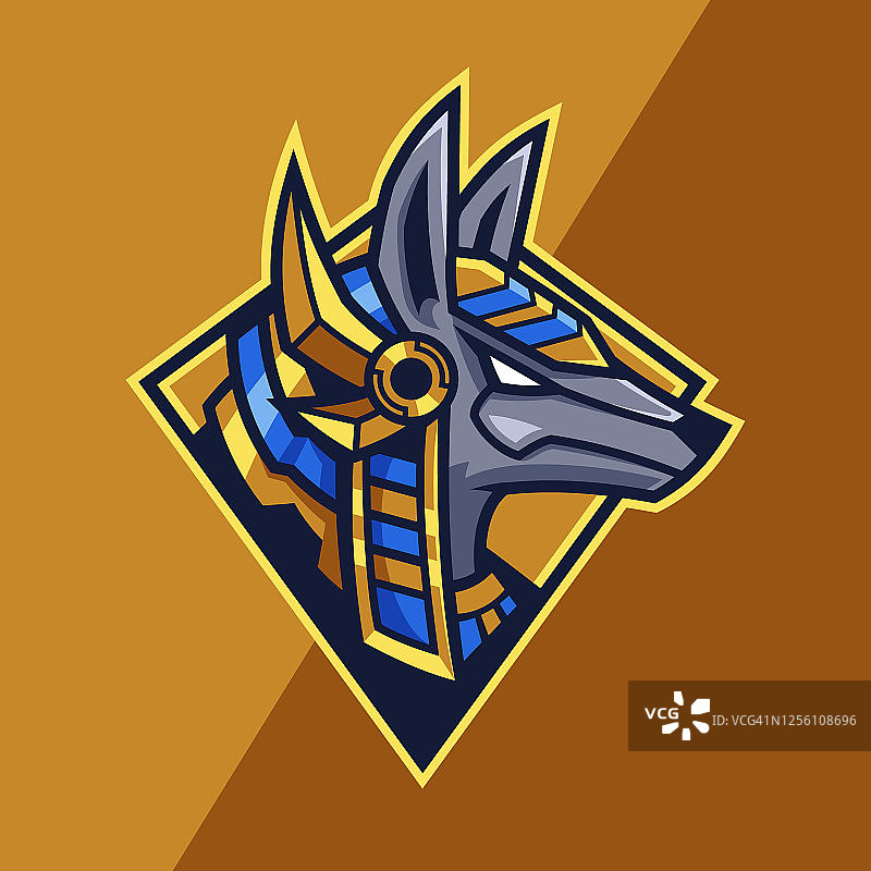 阿努比斯电竞团队Logo设计图片素材