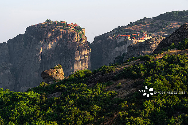 希腊色萨利特里卡拉迈泰奥拉修道院图片素材