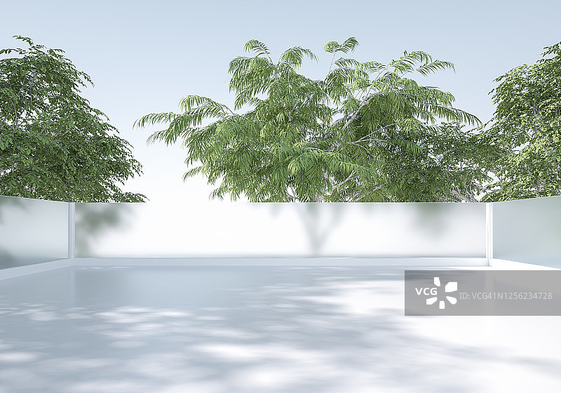 3D渲染：展览背景图片素材