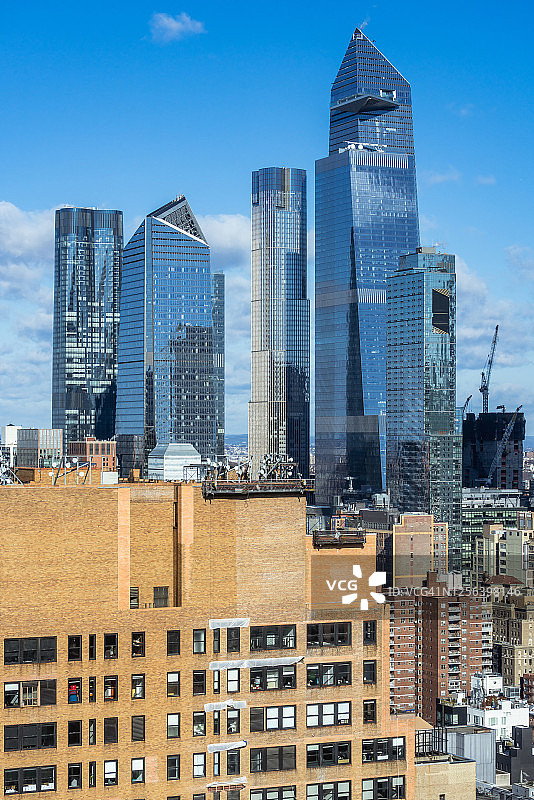 纽约哈德逊城市广场图片素材