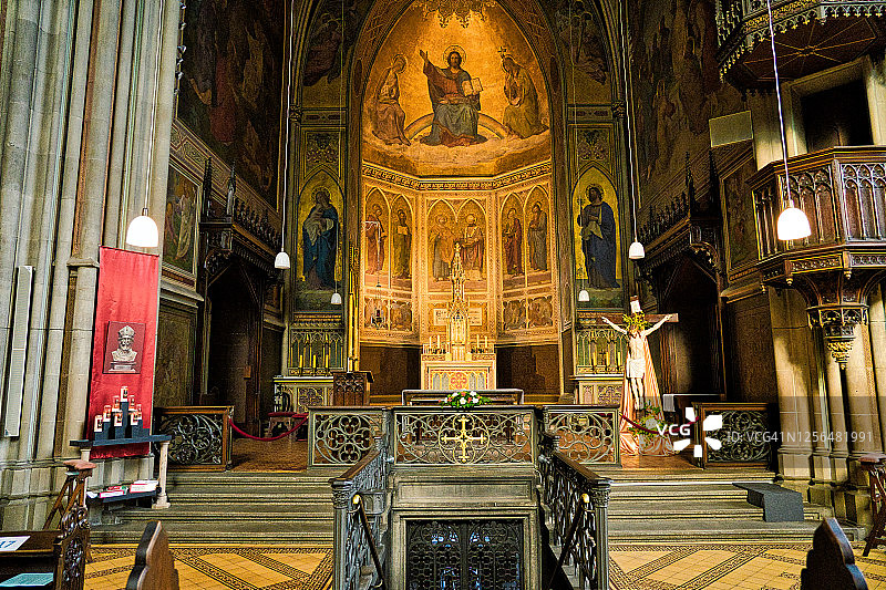 雷马根阿波利纳里斯教堂-德国图片素材