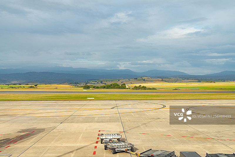 澳大利亚塔斯马尼亚朗塞斯顿机场图片素材