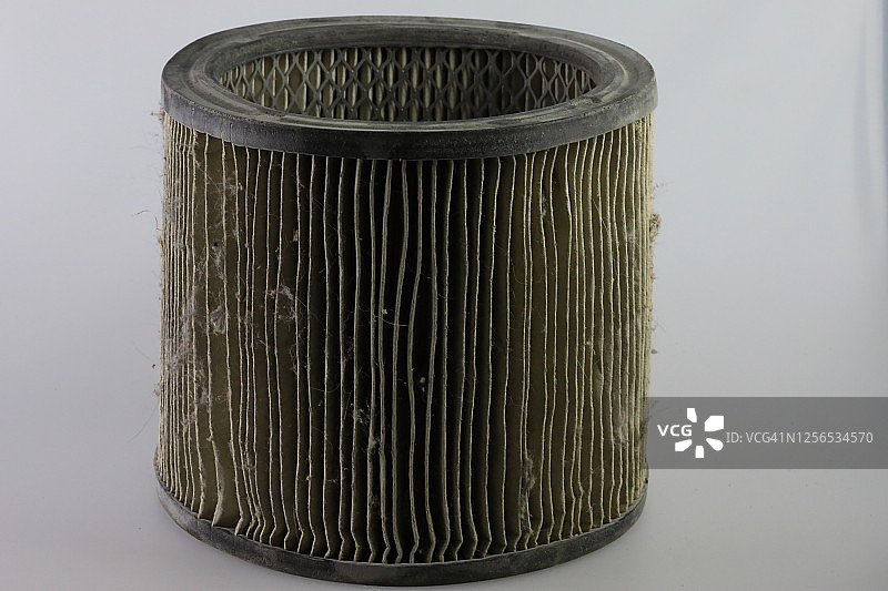 非常脏的空气滤清器图片素材