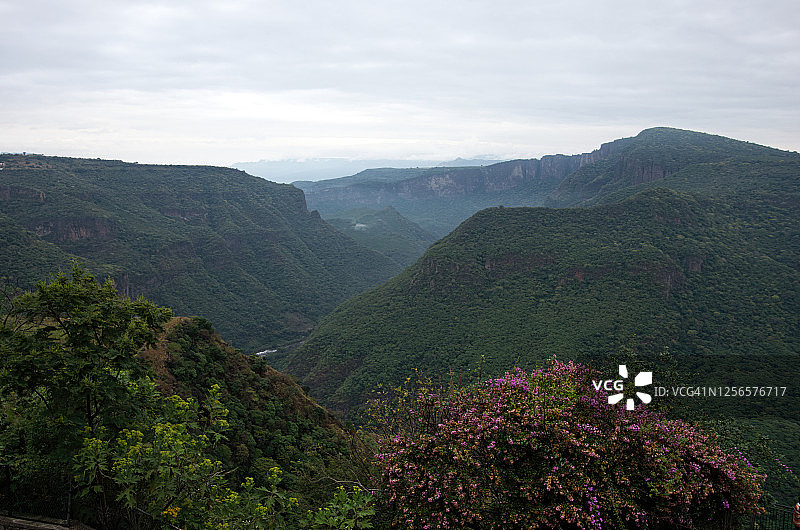 Barranca de Oblatos峡谷，瓜达拉哈拉，Jalisco，墨西哥图片素材