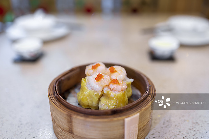 特写变化的点心在一个餐厅图片素材