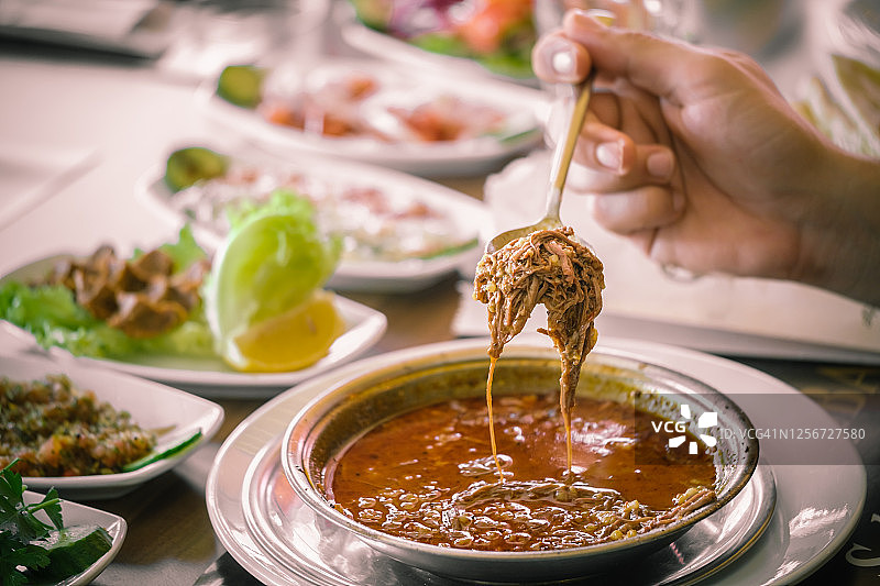 土耳其传统贝伊兰汤图片素材