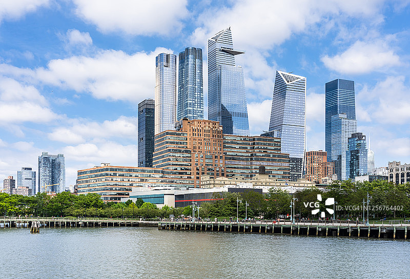 纽约哈德逊城市广场图片素材