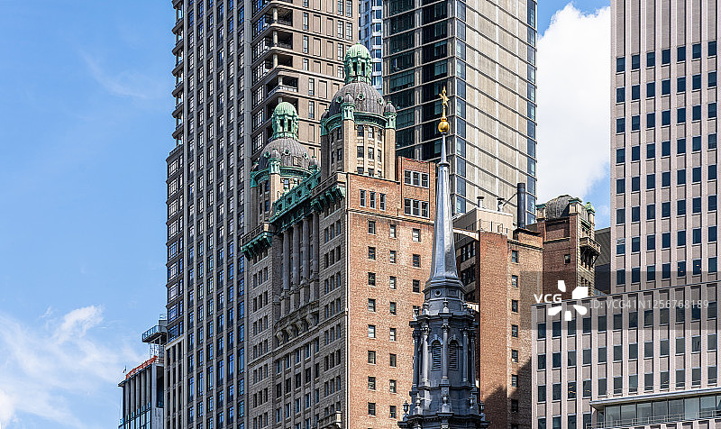 纽约公园路住宅楼图片素材
