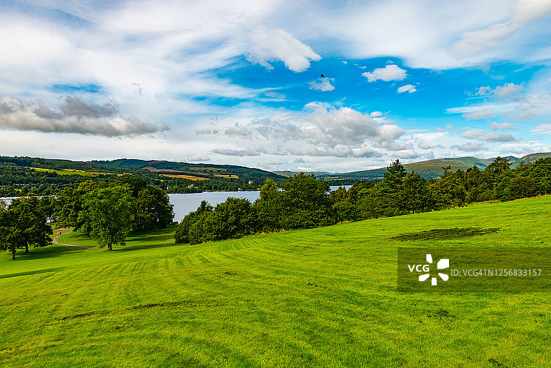 罗蒙湖的壮丽景色图片素材