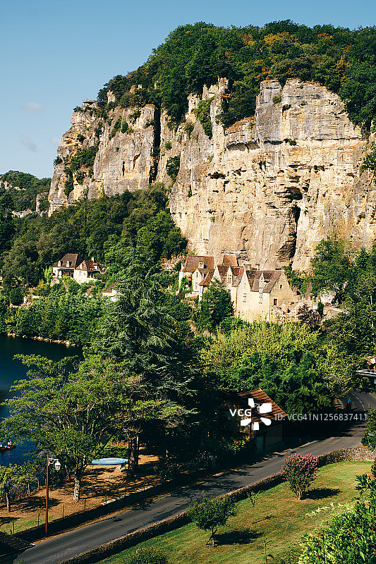 法国多尔多涅地区的拉罗克-加雅克村图片素材