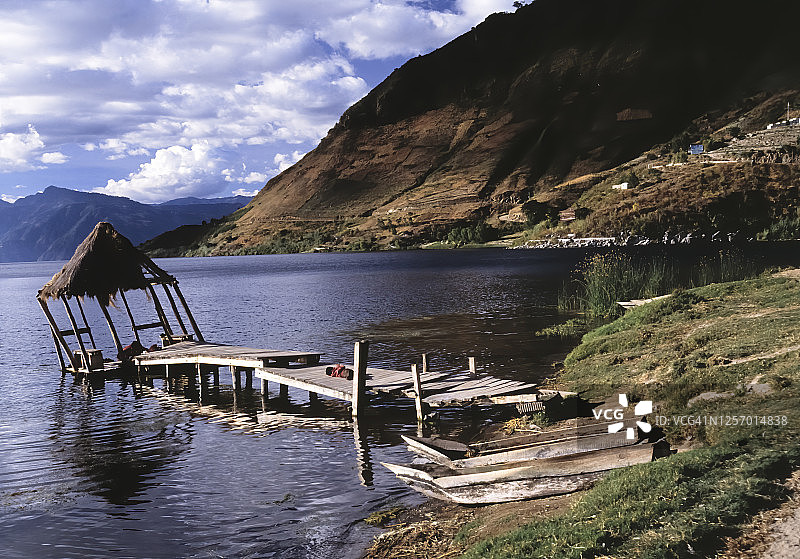 危地马拉阿蒂特兰湖图片素材
