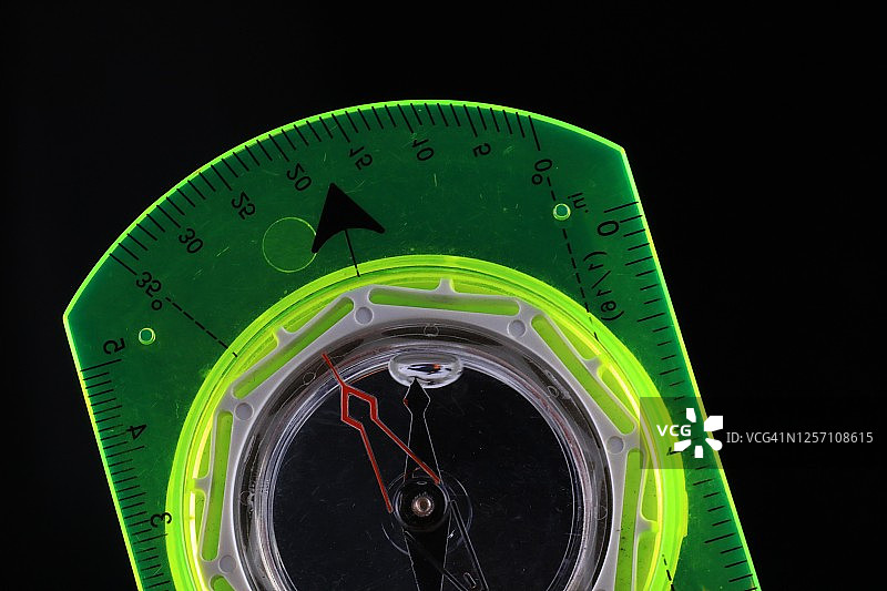 童子军导航定向罗盘图片素材