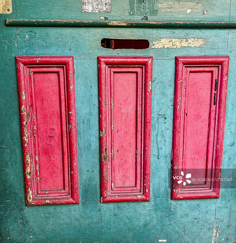 做旧的门板图片素材