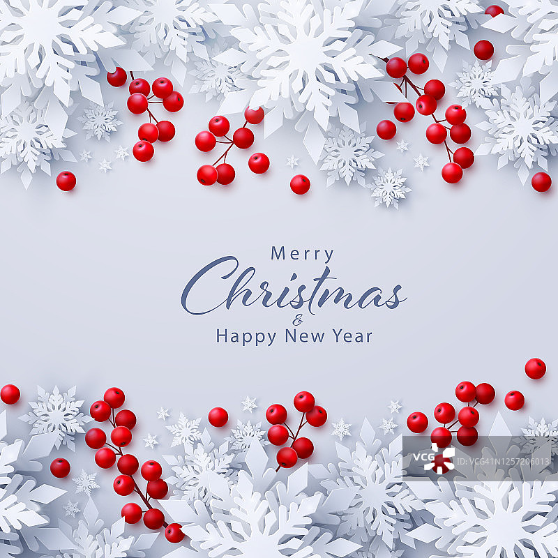 矢量圣诞节和新年背景图片素材